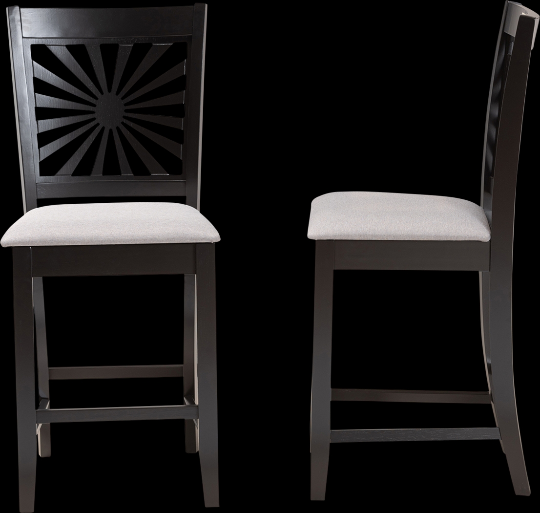Torkelson Gray Counter Stool, Set of 2 - Thumbnail - Image 4