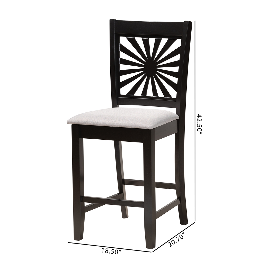 Torkelson Gray Counter Stool, Set of 2 - Thumbnail - Image 9