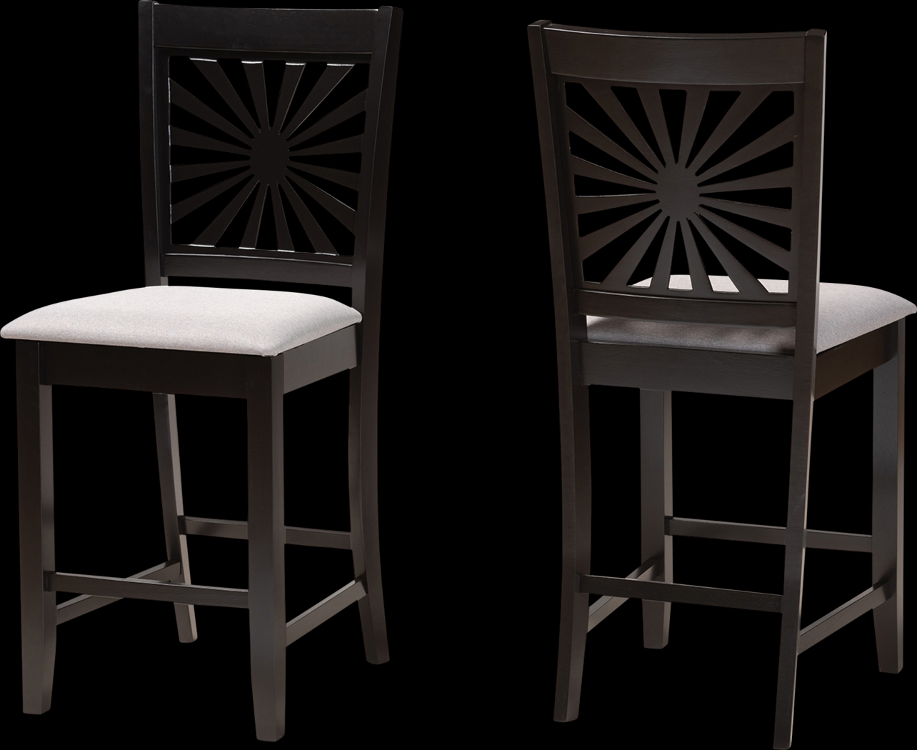Torkelson Gray Counter Stool, Set of 2 - Thumbnail - Image 1