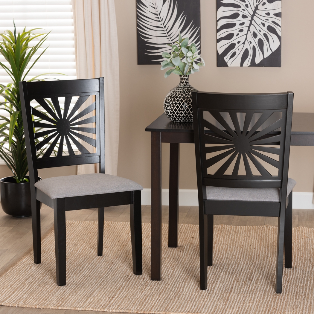 Torkelson Gray Dining Chair, Set of 2 - Thumbnail - Image 2