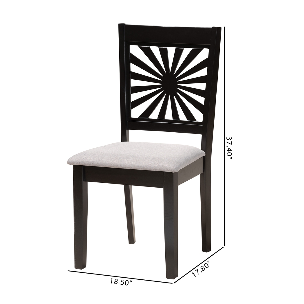 Torkelson Gray Dining Chair, Set of 2 - Thumbnail - Image 9