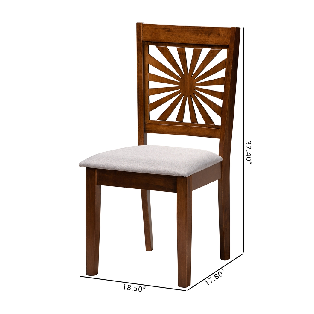 Torkelson Walnut Brown Dining Chair, Set of 2 - Thumbnail - Image 9