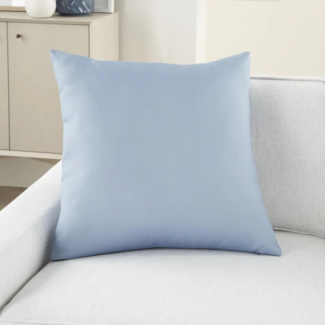 Torlana Light Blue Indoor/Outdoor Accent Pillow - Thumbnail - Image 4