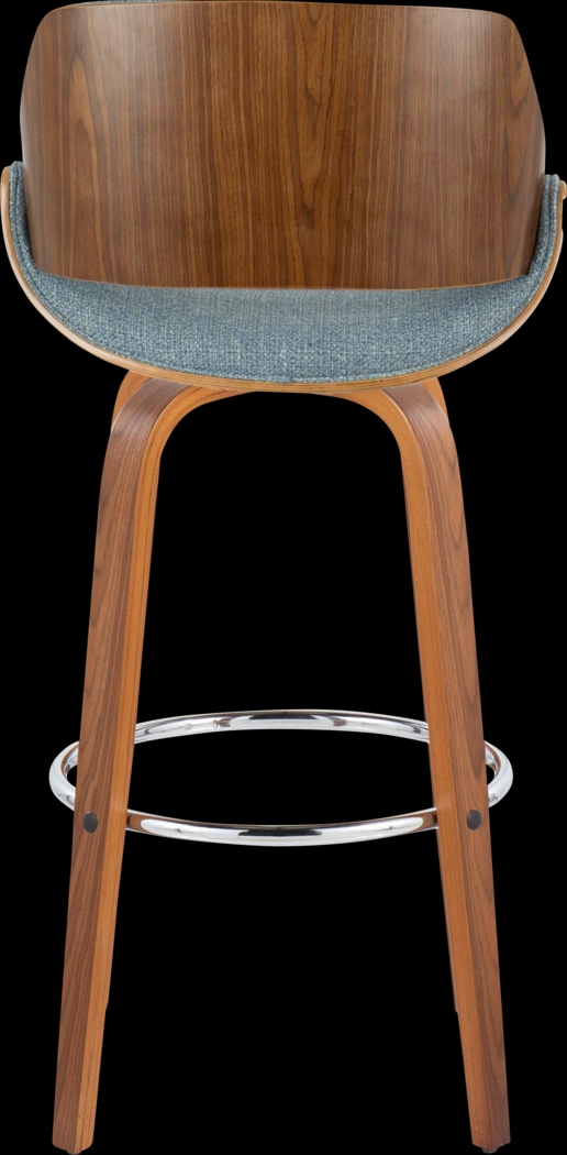 Torlina II Blue Swivel Barstool, Set of 2 - Thumbnail - Image 9
