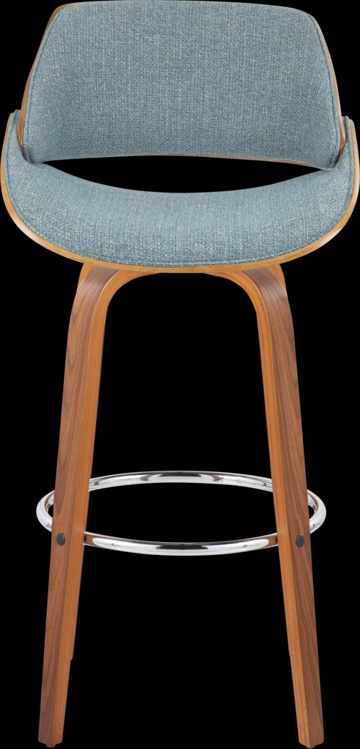 Torlina II Blue Swivel Barstool, Set of 2 - Thumbnail - Image 10