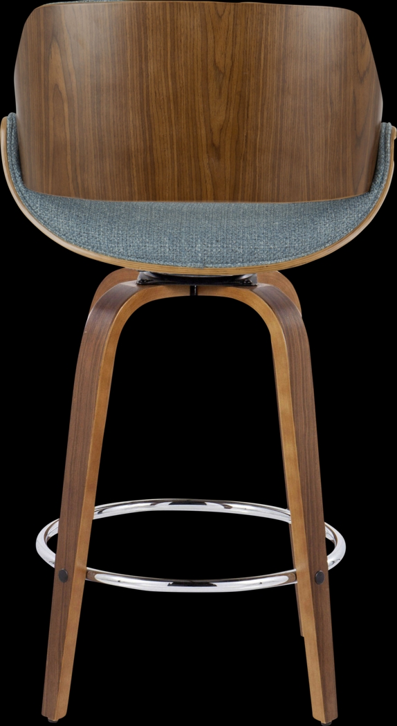 Torlina II Blue Swivel Counter Height Stool, Set of 2 - Thumbnail - Image 9