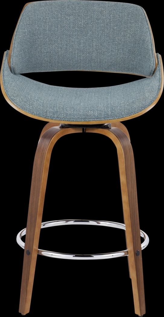 Torlina II Blue Swivel Counter Height Stool, Set of 2 - Thumbnail - Image 10