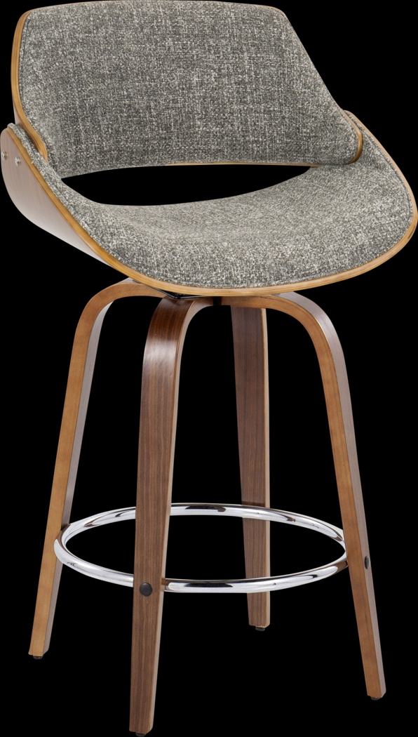 Torlina II Gray Swivel Counter Height Stool, Set of 2 - Thumbnail - Image 6