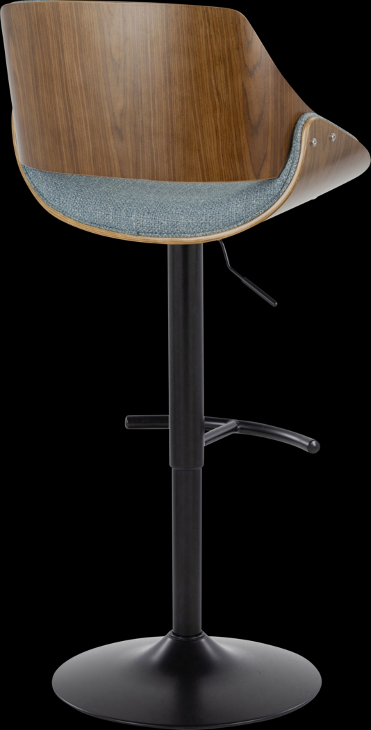 Torlina III Blue Adjustable Barstool, Set of 2 - Thumbnail - Image 8