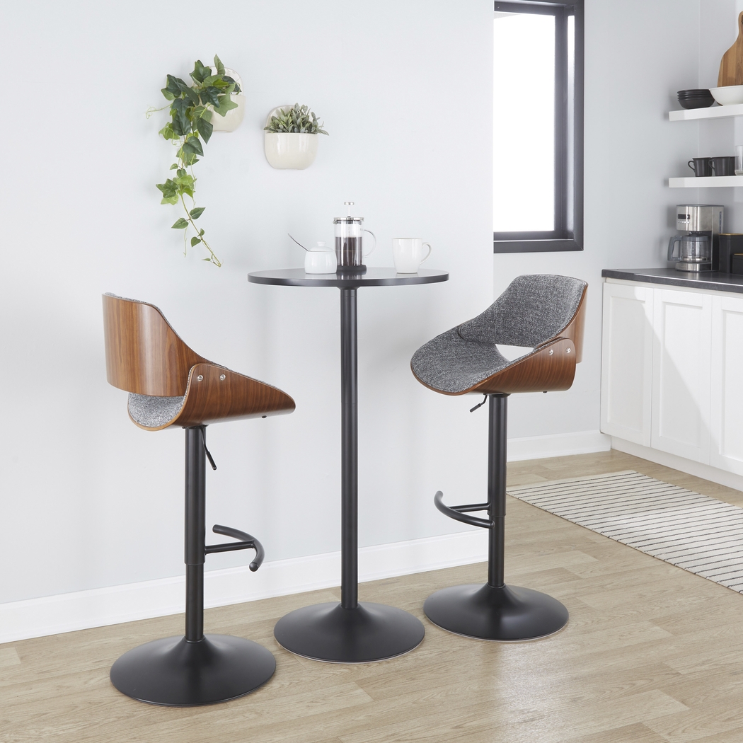 Torlina III Gray Adjustable Barstool, Set of 2 - Thumbnail - Image 5