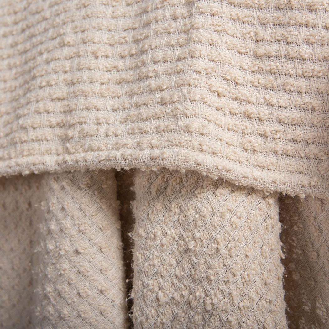Tormi Cream Indoor/Outdoor Throw Blanket - Thumbnail - Image 6