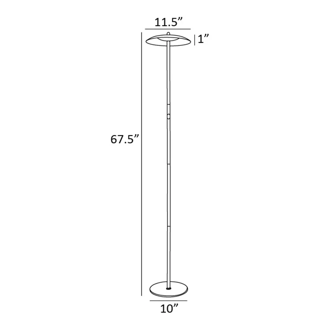 Toronto Way Black Floor Lamp - Thumbnail - Image 5