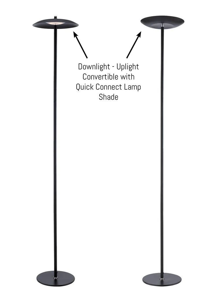Toronto Way Black Floor Lamp - Thumbnail - Image 6