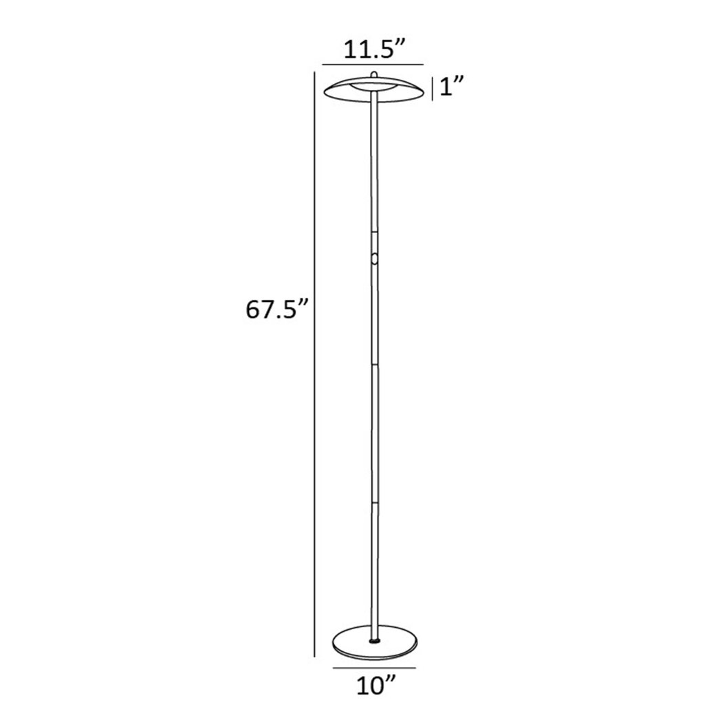 Toronto Way Silver Floor Lamp - Thumbnail - Image 5