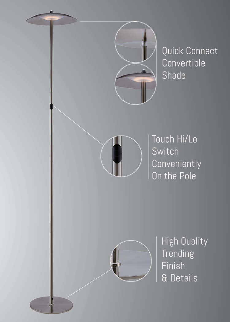 Toronto Way Silver Floor Lamp - Thumbnail - Image 7