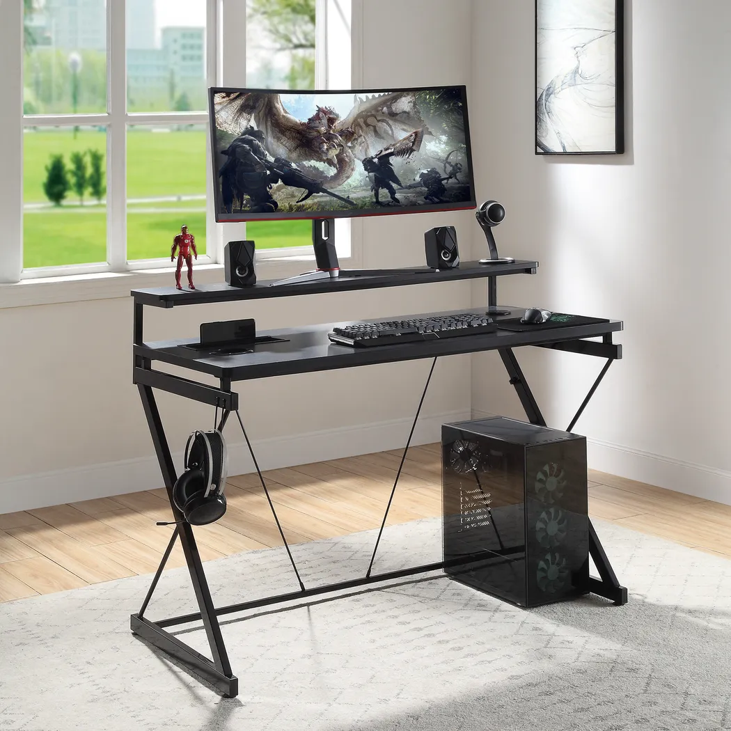 Torque Black Gaming Desk - Thumbnail - Image 10
