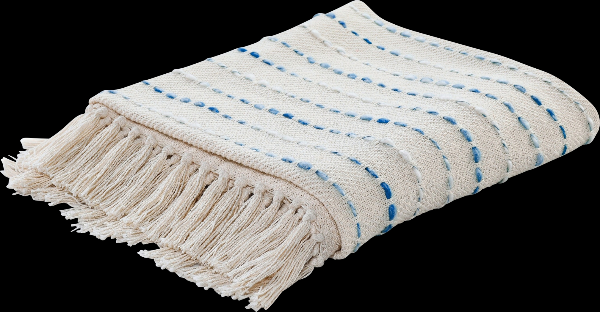 Torrent Blue Throw Blanket - Thumbnail - Image 3