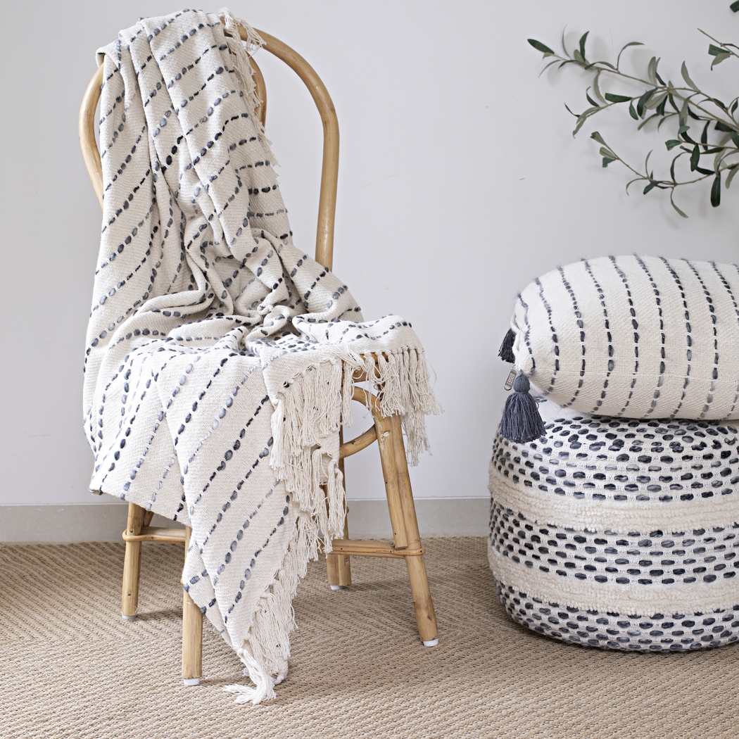 Torrent Blue Throw Blanket - Thumbnail - Image 5