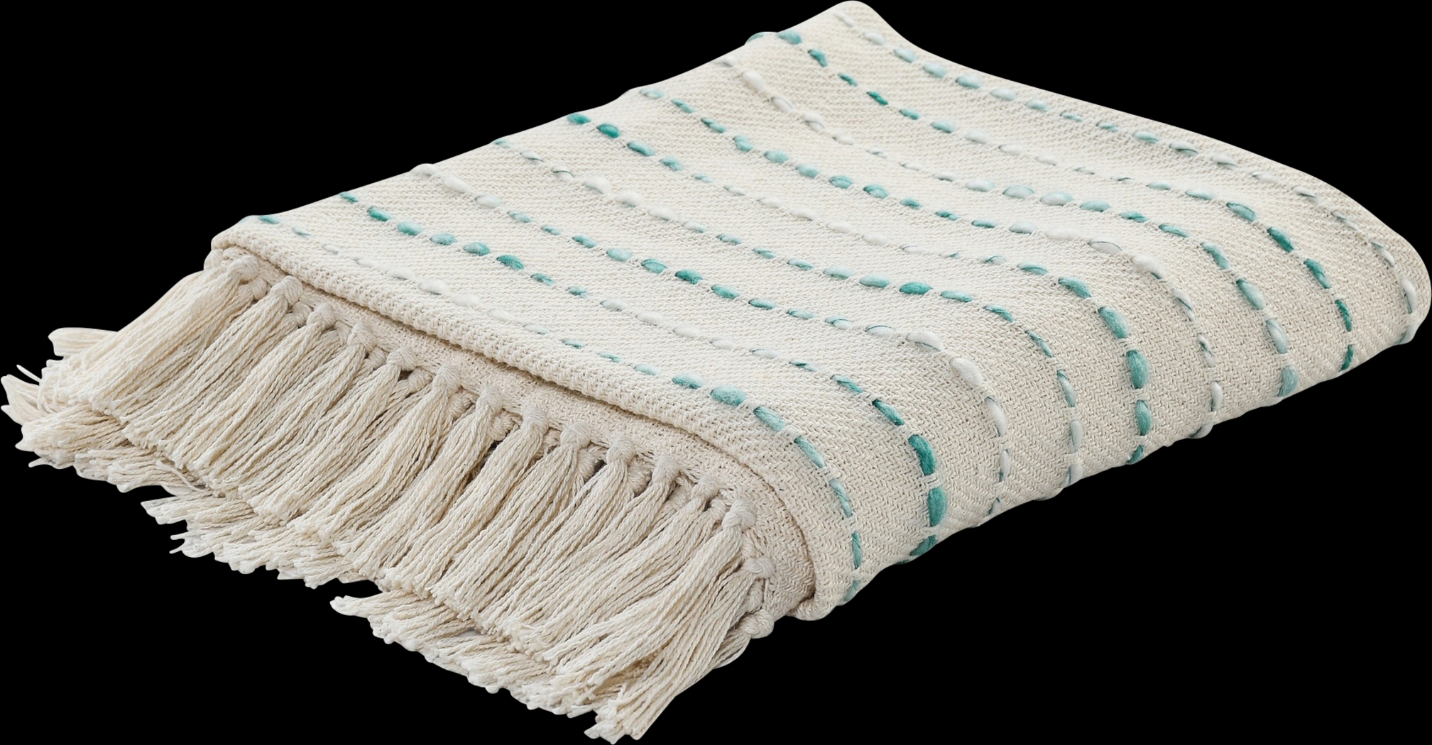 Torrent Cream Throw Blanket - Thumbnail - Image 3