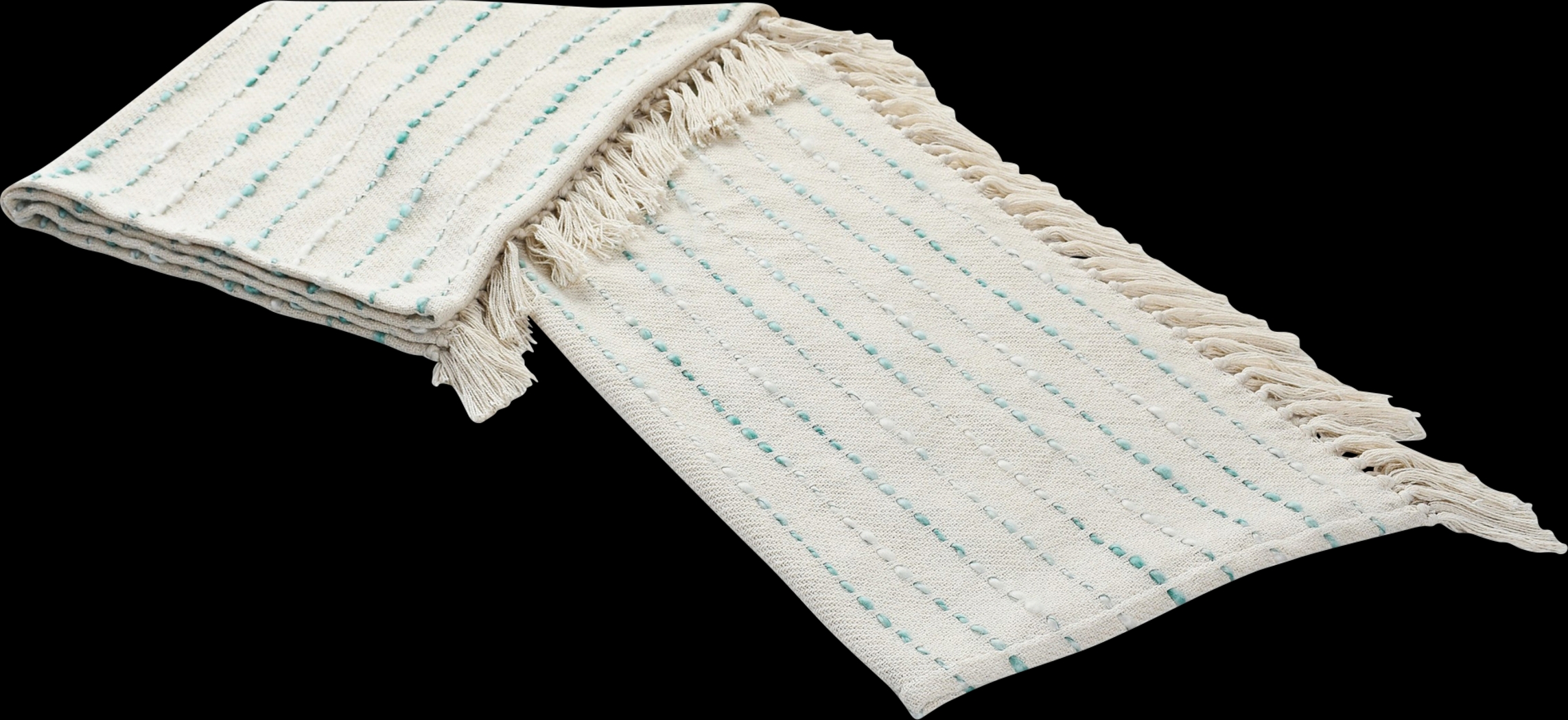 Torrent Cream Throw Blanket - Thumbnail - Image 4