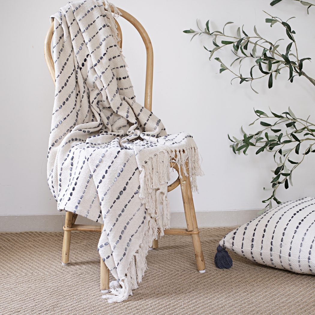 Torrent Gray Throw Blanket - Thumbnail - Image 5