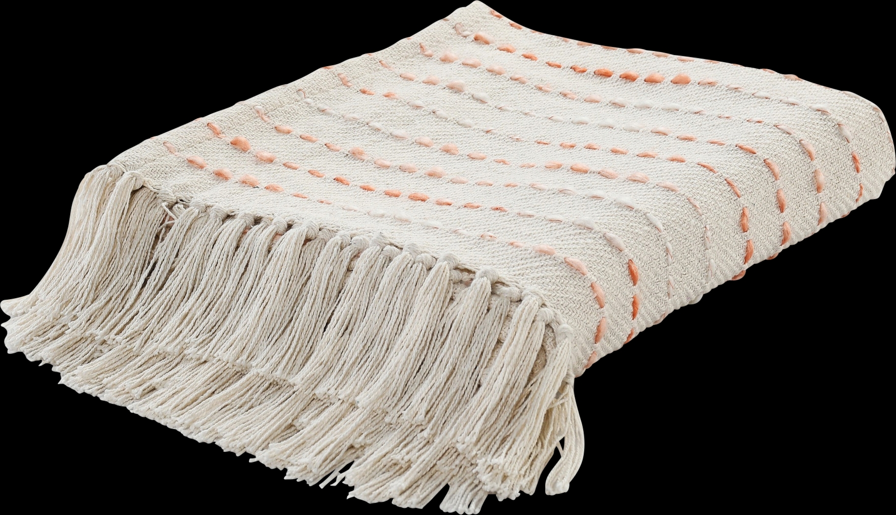 Torrent Peach Throw Blanket - Thumbnail - Image 3