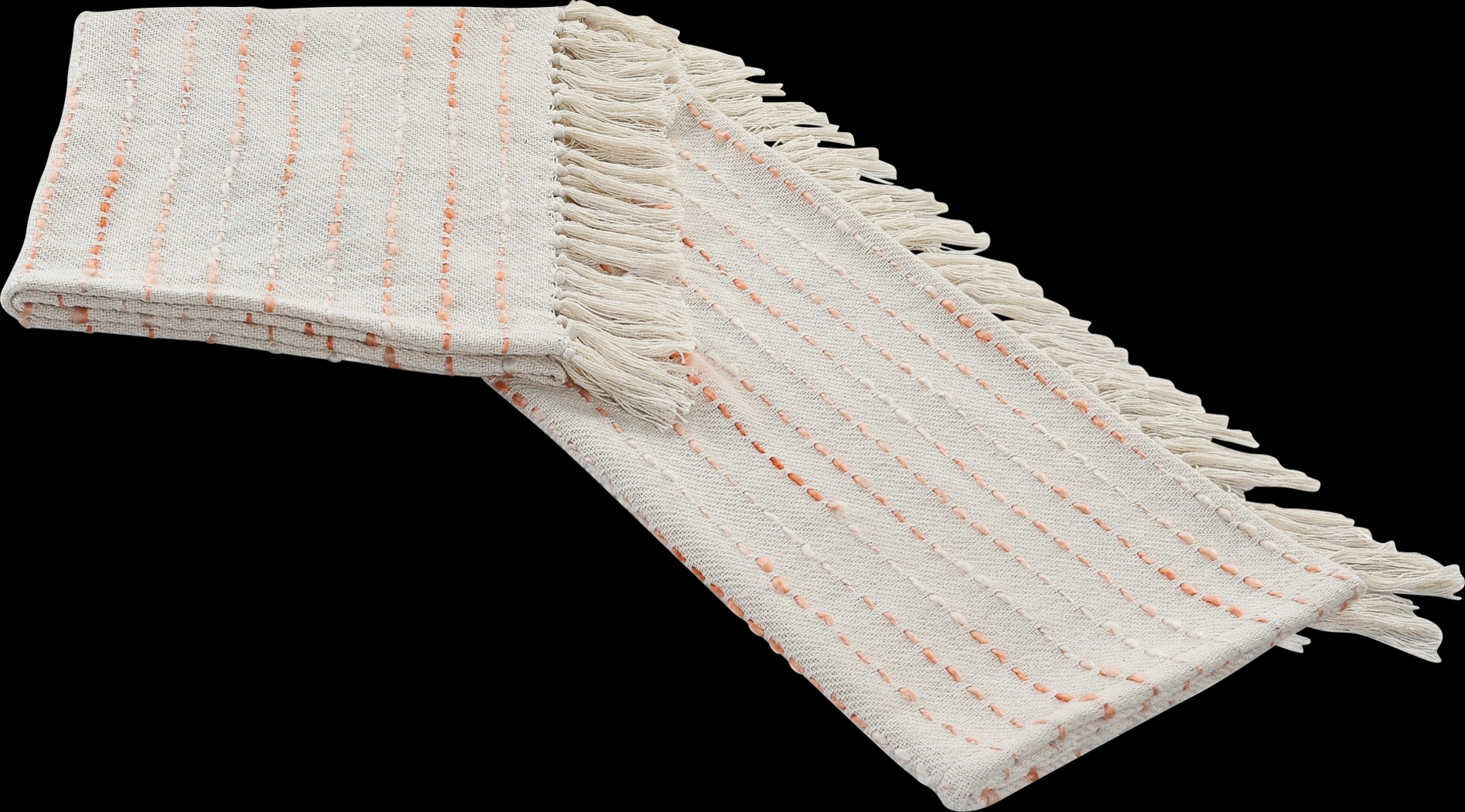 Torrent Peach Throw Blanket - Thumbnail - Image 4
