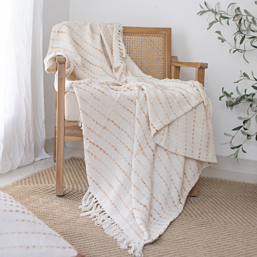 Torrent Peach Throw Blanket - Thumbnail - Image 8