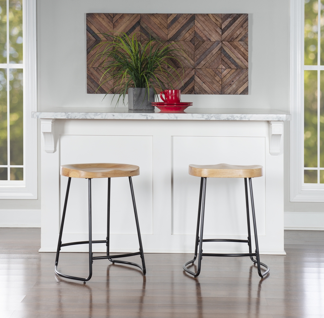 Torwood Natural Counter Height Stool - Thumbnail - Image 2