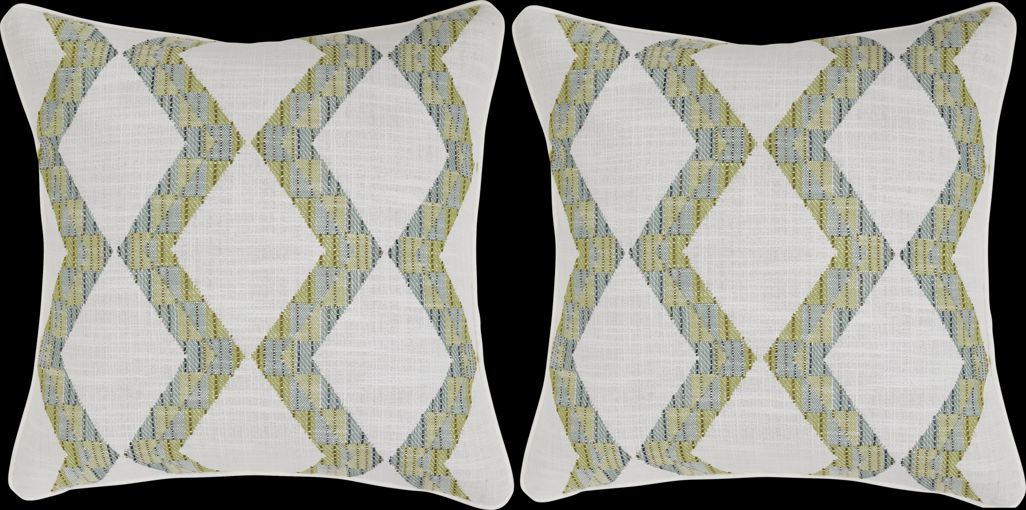 Toshi Capri Celadon Indoor/Outdoor Accent Pillows, Set of 2 - Thumbnail - Image 1