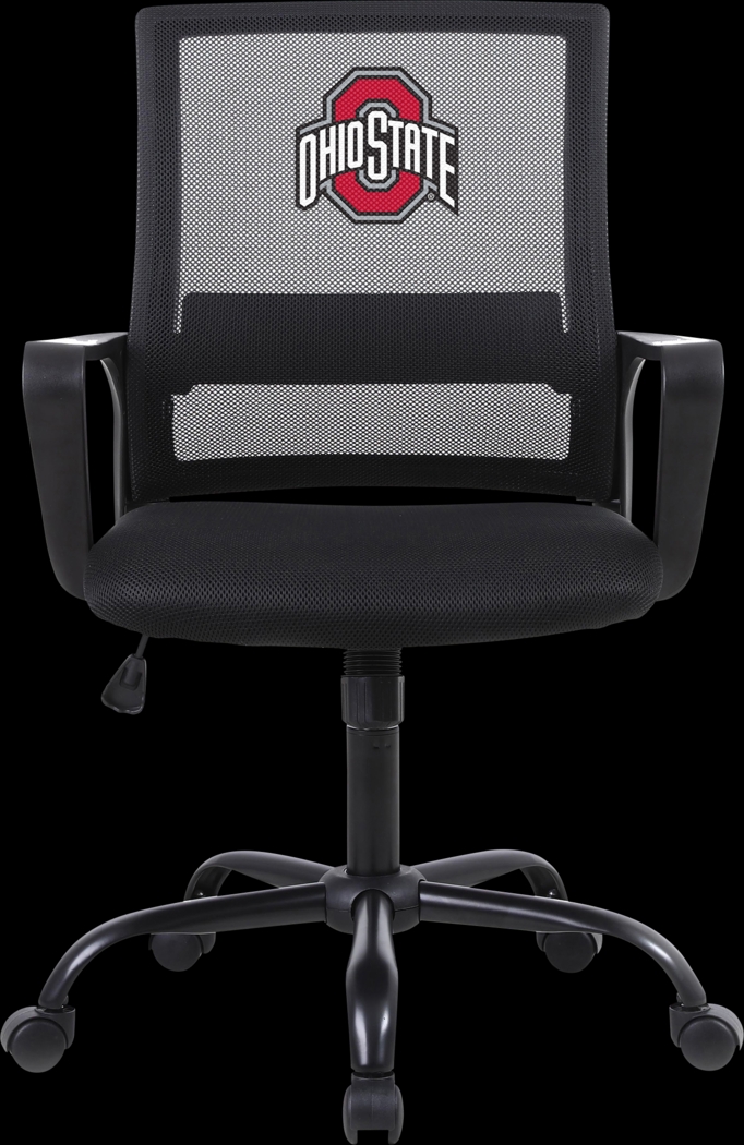 Tough Match NCAA Ohio State Black Desk Chair - Thumbnail - Image 1