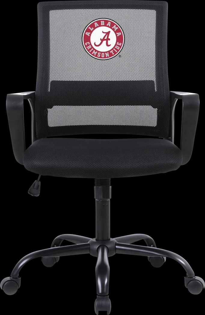 Tough Match NCAA University of Alabama Black Desk Chair - Thumbnail - Image 1