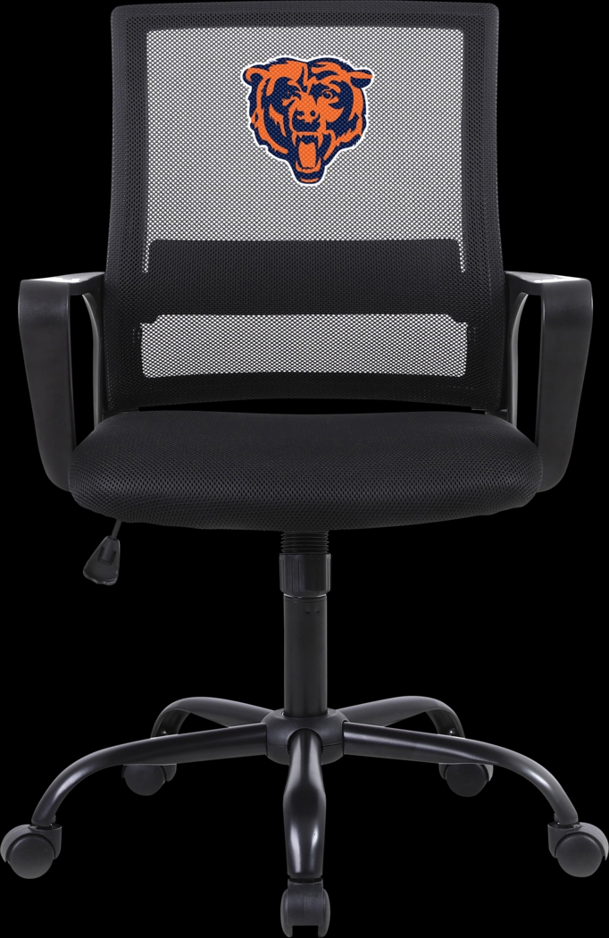Chicago Bears Black Desk Chair - Thumbnail - Image 2