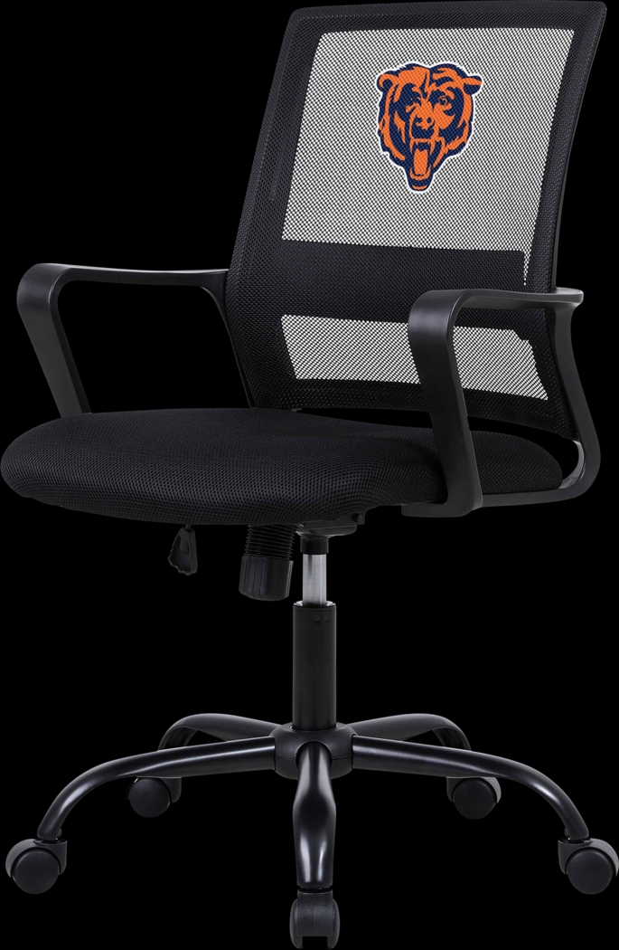 Chicago Bears Black Desk Chair - Thumbnail - Image 1