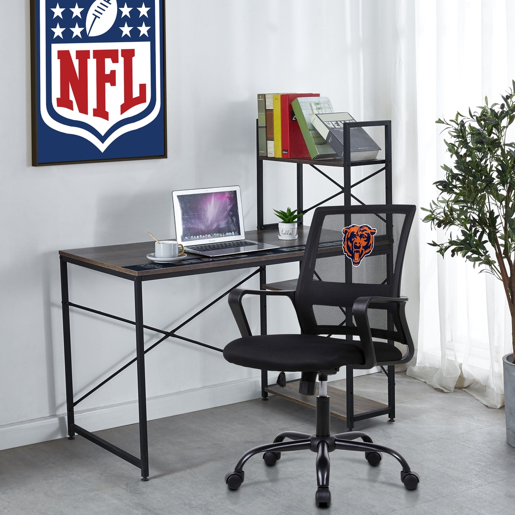 Chicago Bears Black Desk Chair - Thumbnail - Image 6