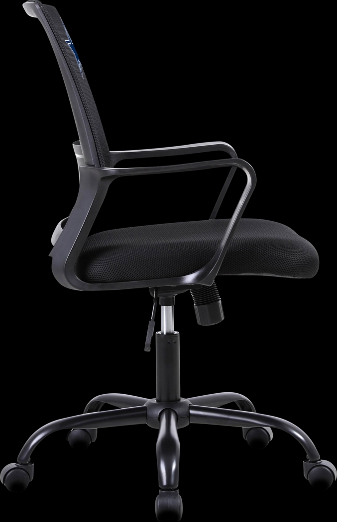 Tough Match NFL Dallas Cowboys Black Desk Chair - Thumbnail - Image 3