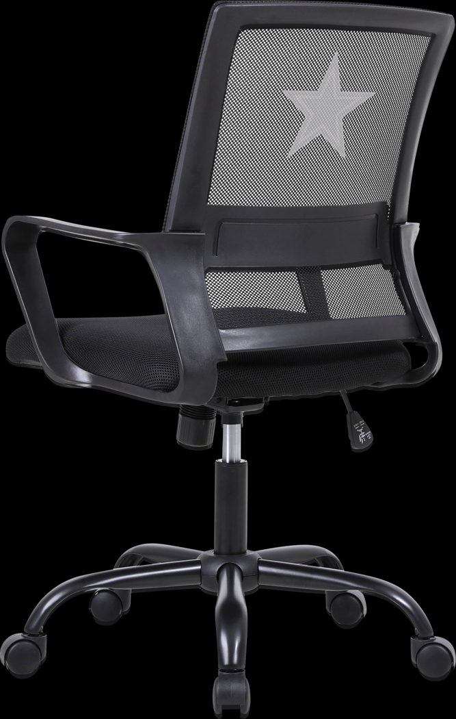 Tough Match NFL Dallas Cowboys Black Desk Chair - Thumbnail - Image 4