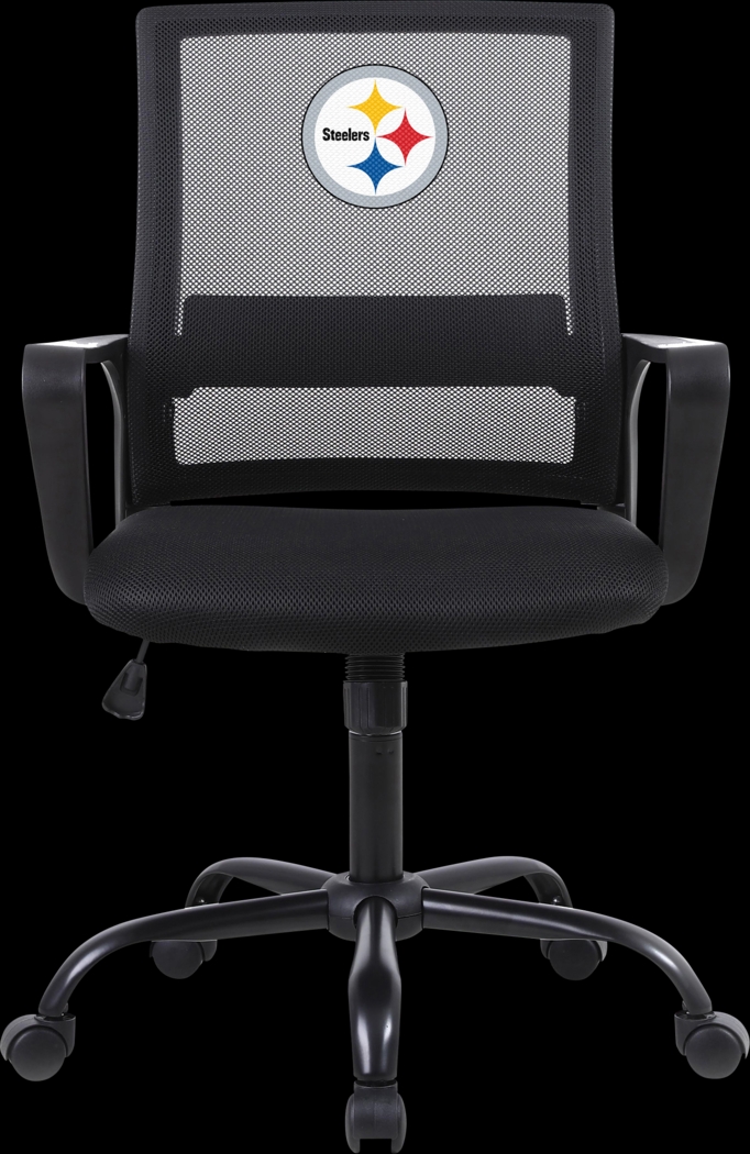 Pittsburgh Steelers Black Desk Chair - Thumbnail - Image 2