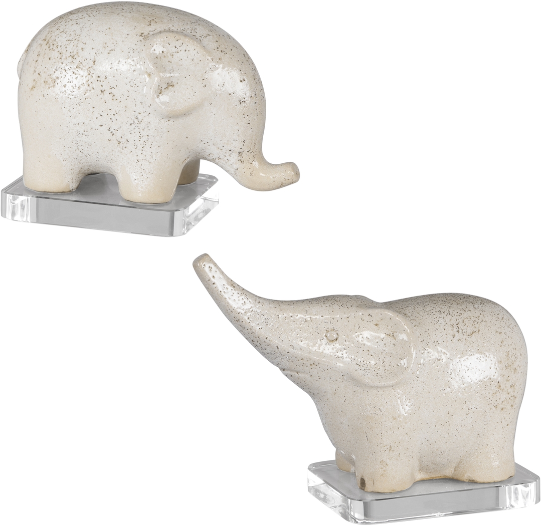 Toulmin White Sculpture, Set of 2 - Thumbnail - Image 3