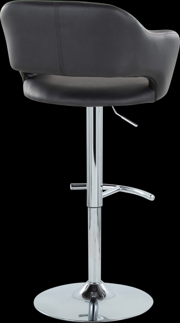 Toune Black Adjustable Swivel Barstool, Set of 2 - Thumbnail - Image 8