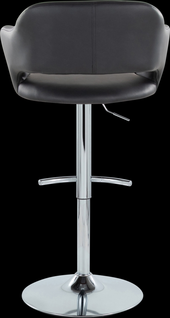 Toune Black Adjustable Swivel Barstool, Set of 2 - Thumbnail - Image 9