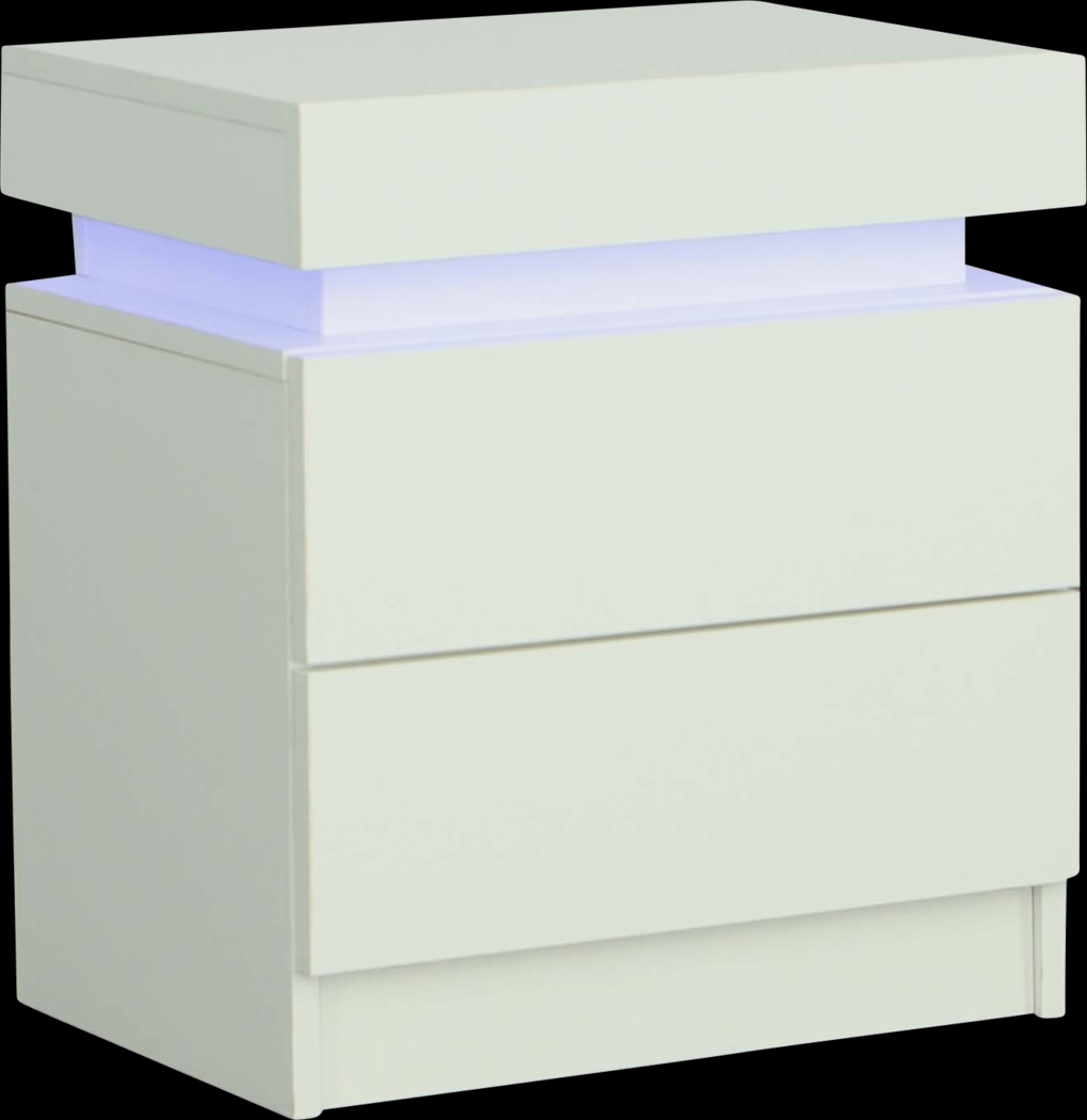Towhee I White Nightstand - Thumbnail - Image 5