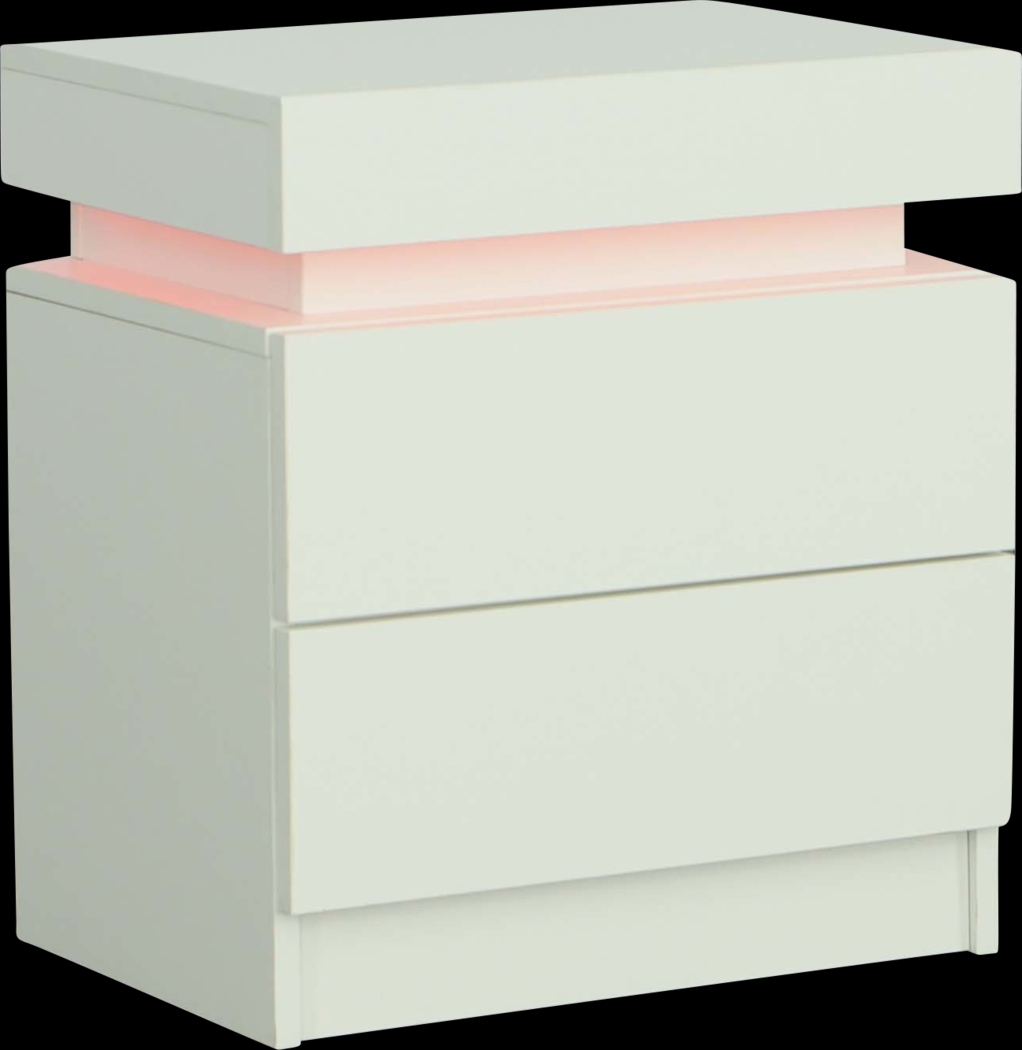 Towhee I White Nightstand - Thumbnail - Image 7