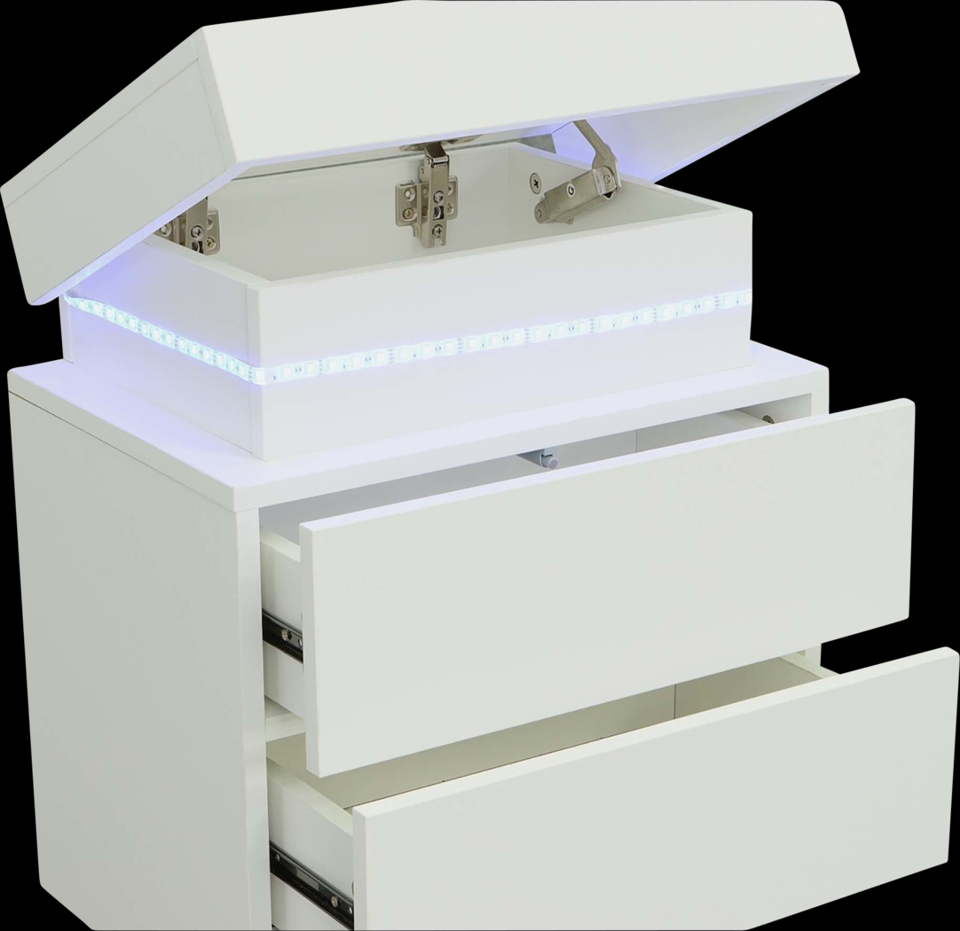 Towhee I White Nightstand - Thumbnail - Image 8