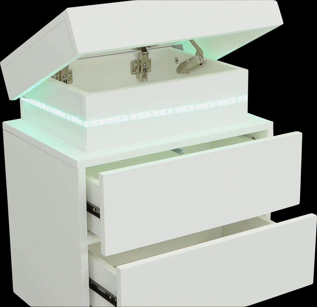 Towhee I White Nightstand - Thumbnail - Image 9