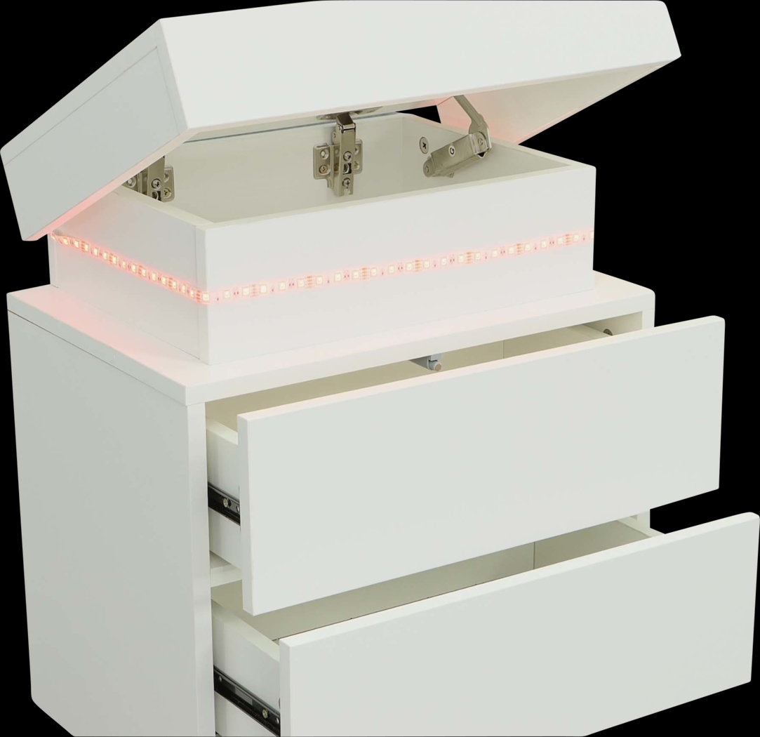 Towhee I White Nightstand - Thumbnail - Image 10