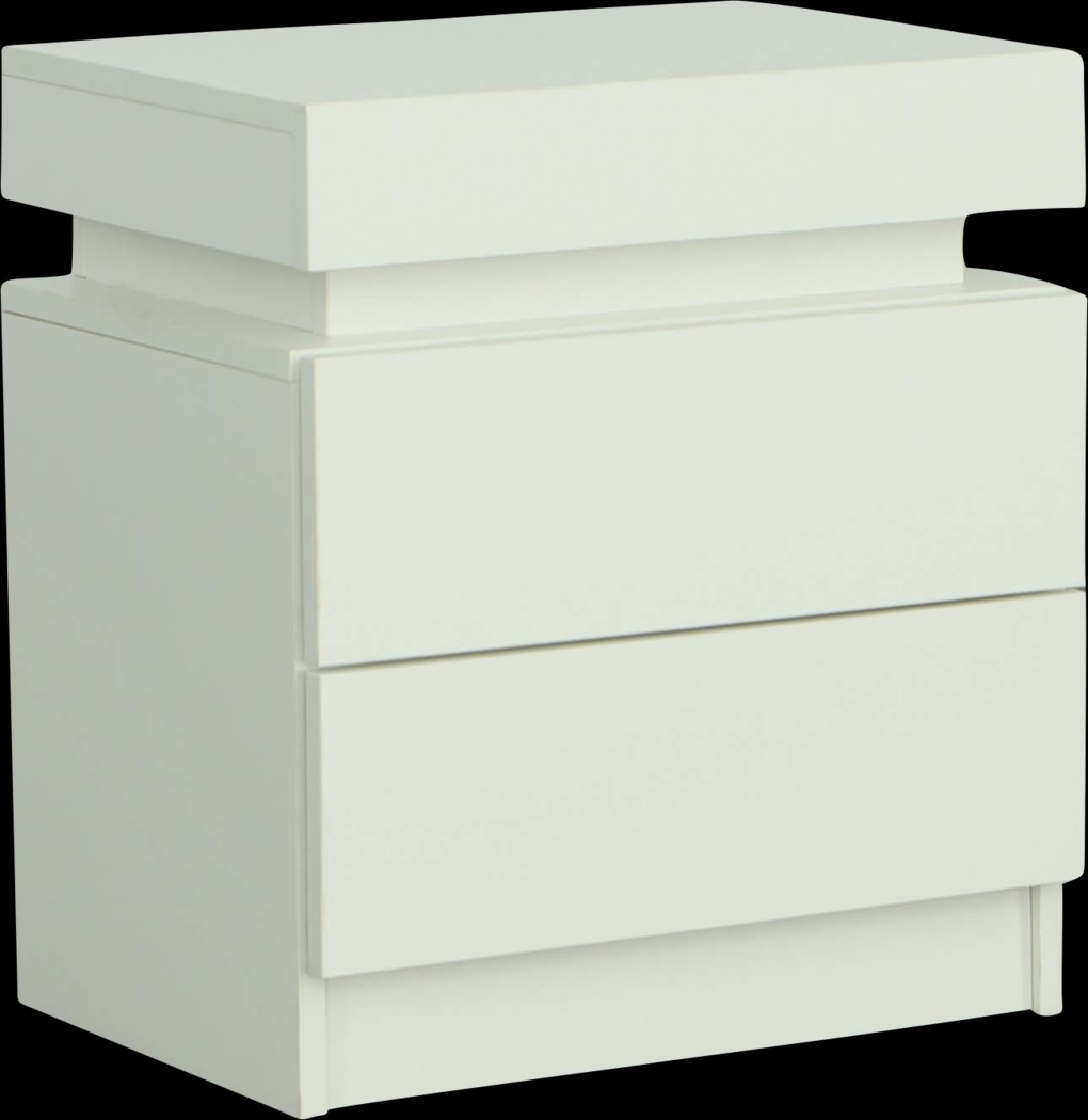 Towhee I White Nightstand - Thumbnail - Image 1