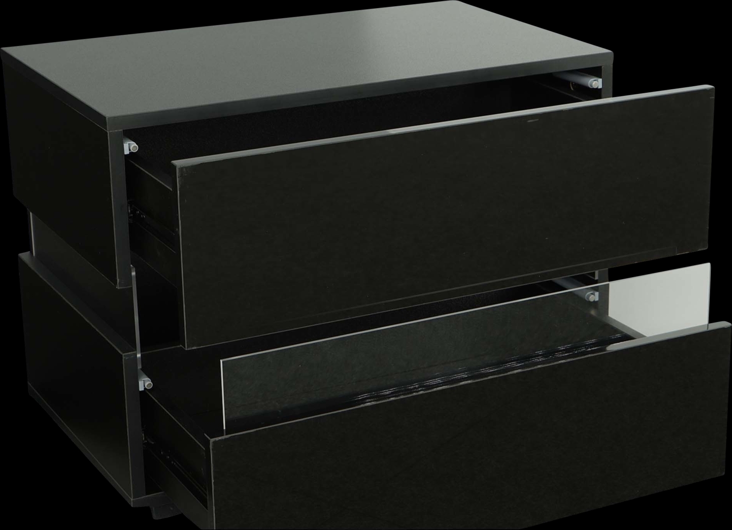 Towhee II Black Nightstand - Thumbnail - Image 2