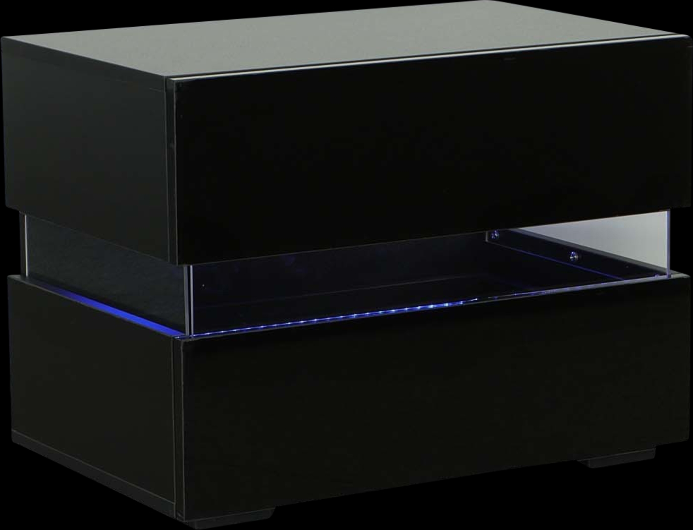 Towhee II Black Nightstand - Thumbnail - Image 4