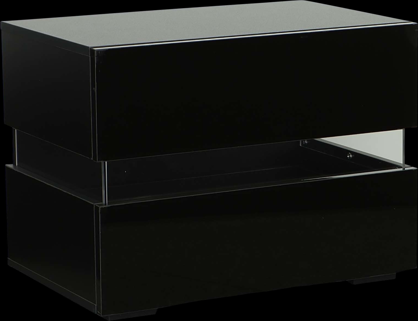 Towhee II Black Nightstand - Thumbnail - Image 1